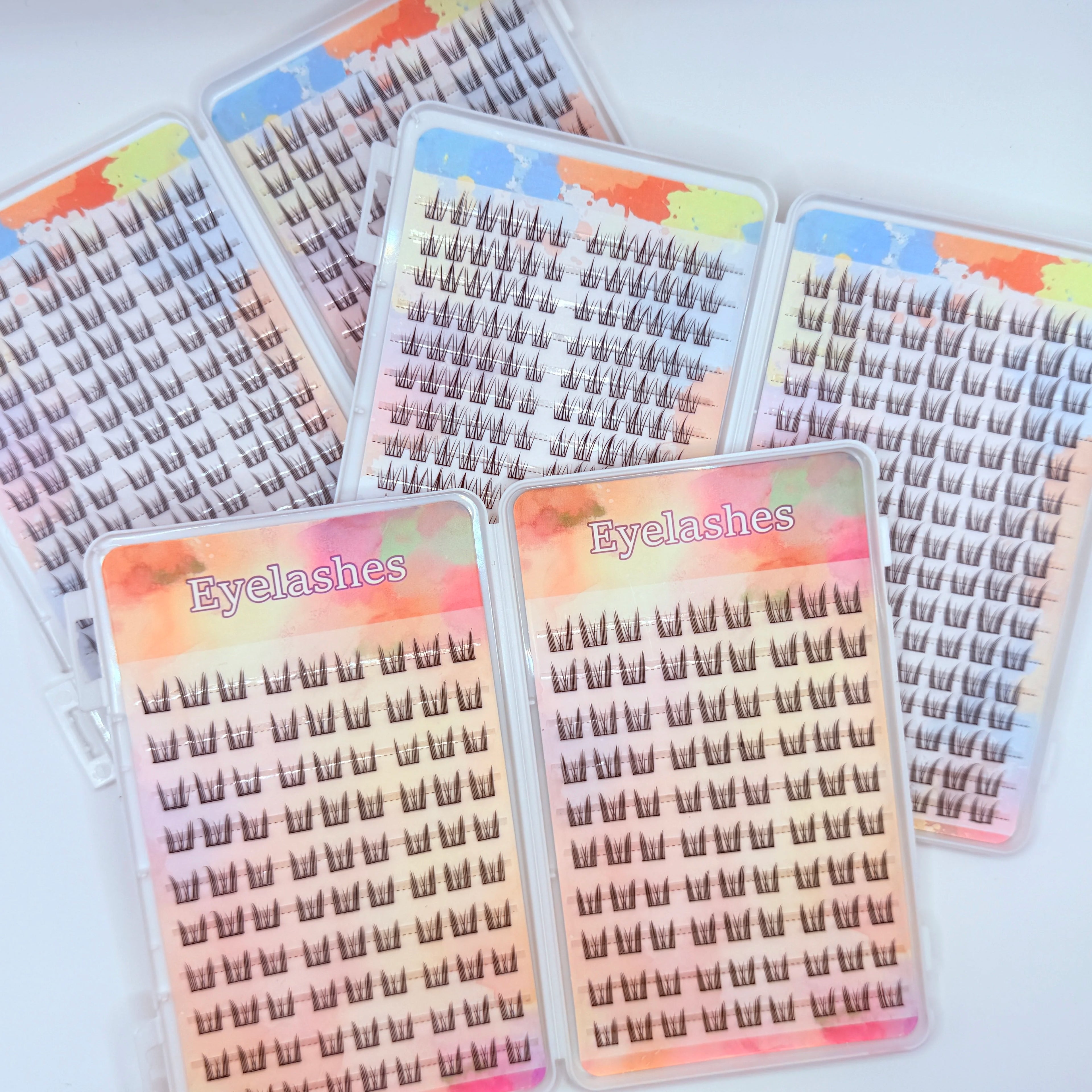 Large Capacity 384 pcs  False Eyelashes Extension Lash Cluster For Beauty