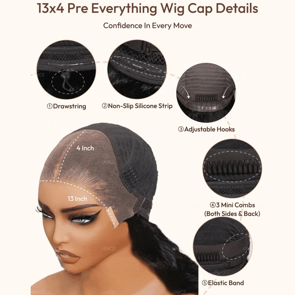 Amazing Water Wave Lace Wig