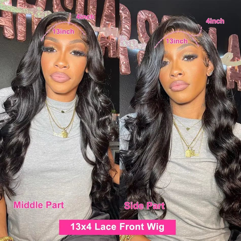 250% Density 30 Inch Body Wave 13x4 13x6 HD Lace Frontal Human Hair Wig For Women Burmese Glueless Front Wig Pre Pluck