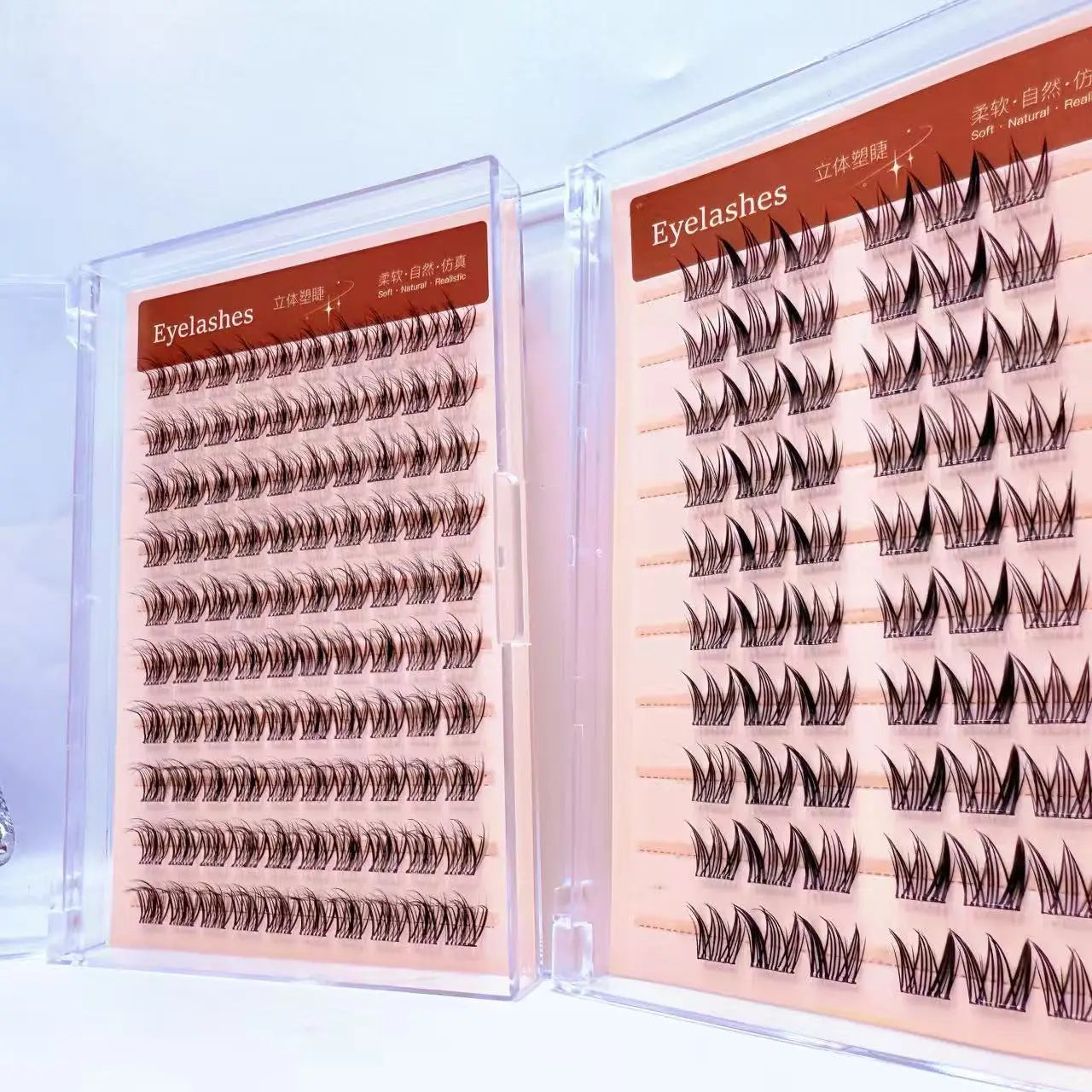 Beginner Friendly 10 Rows Glue-free Lash Cluster False Eyelashes for Parties and Photos