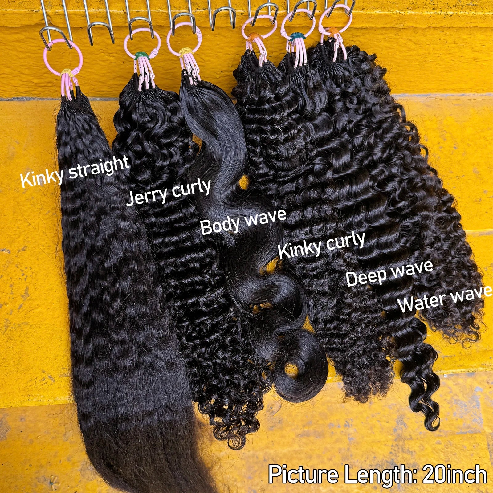 Feather Crochet Human Hair Pre-Separated Curly Bulk Hair for Braiding Human Hair Knotless Crochet Hair Extensions 14-18inch