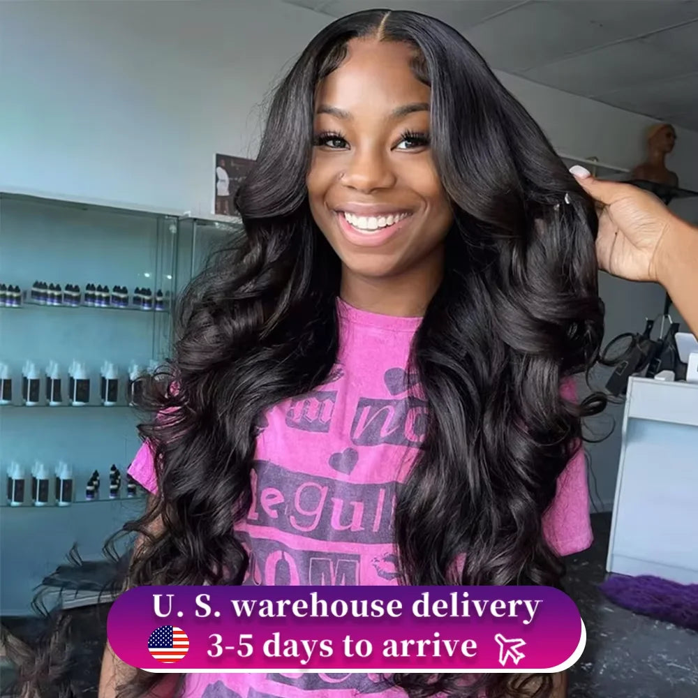 250% Density 30 Inch Body Wave 13x4 13x6 HD Lace Frontal Human Hair Wig For Women Burmese Glueless Front Wig Pre Pluck