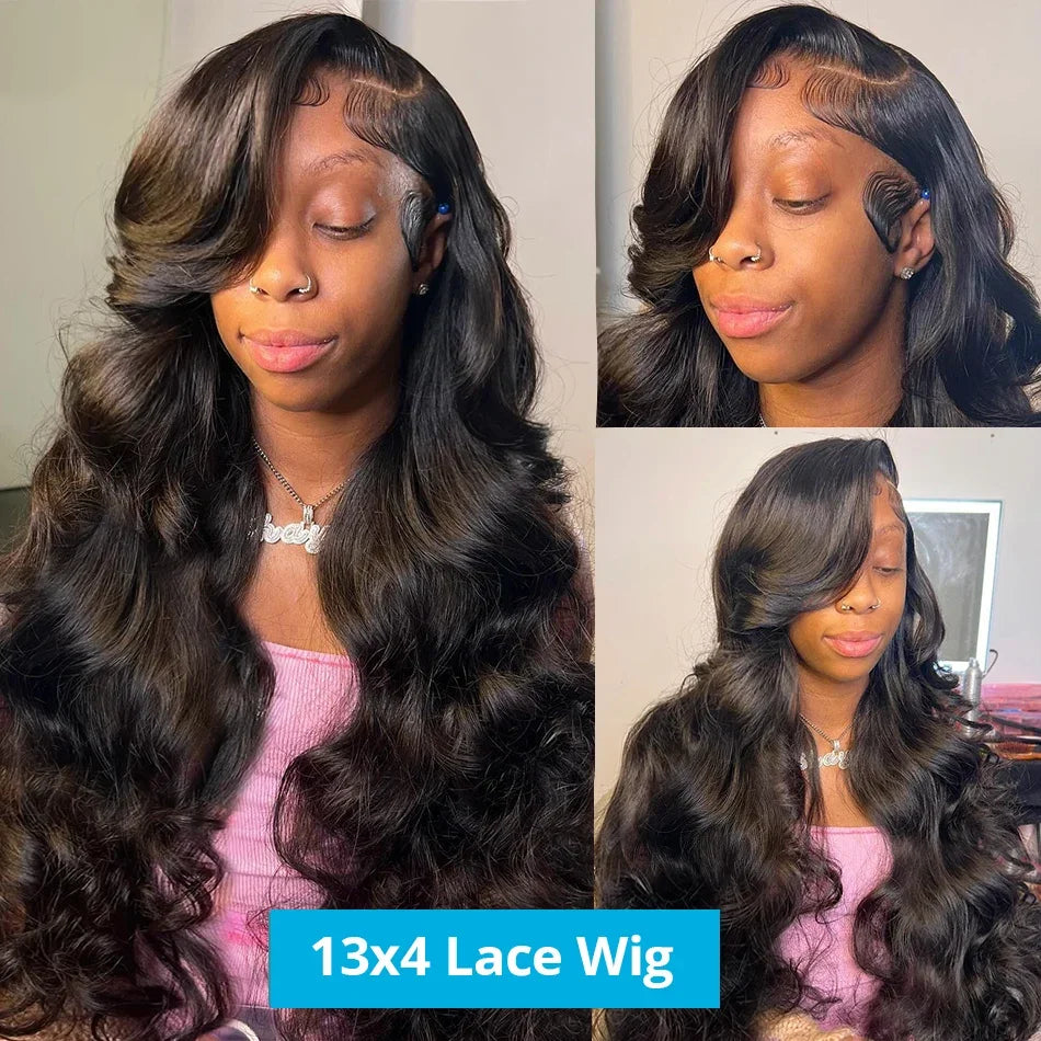 250% Density 30 Inch Body Wave 13x4 13x6 HD Lace Frontal Human Hair Wig For Women Burmese Glueless Front Wig Pre Pluck