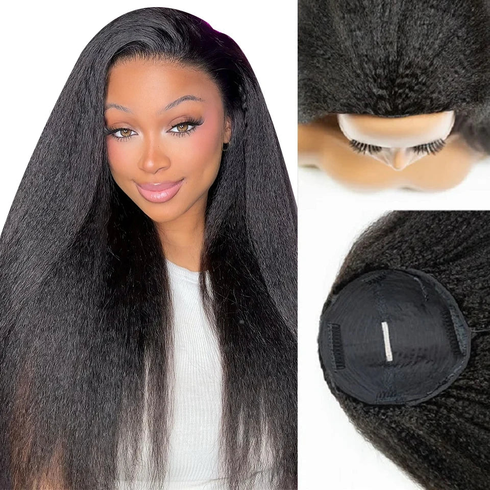 Kinky Straight Half Wig Magic